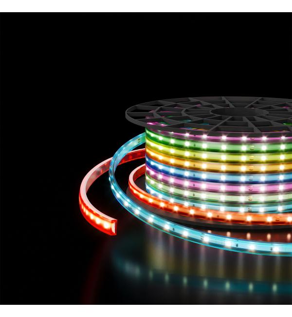 Светодиодная лента 220 В 11 Вт/м 60 Led/м 5050 IP65, RGB, 50 м Лента светодиодная 220V 11W 60Led 5050 IP65 мульти, 50 м