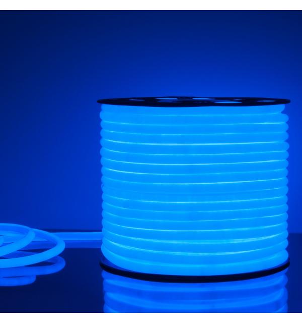 Светодиодный гибкий неон 220 В 9.6 Вт/м 144 Led/м 2835 IP67, круглый синий, 50 м Гибкий неон 220V 9,6W 144Led 2835 IP67 круглый синий, 50 м