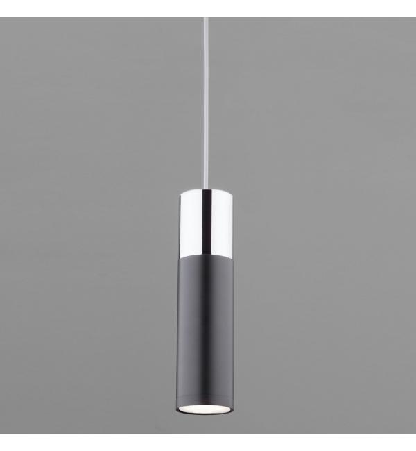 LED светильник подвесной в стиле лофт 50135/1 LED хром/черный