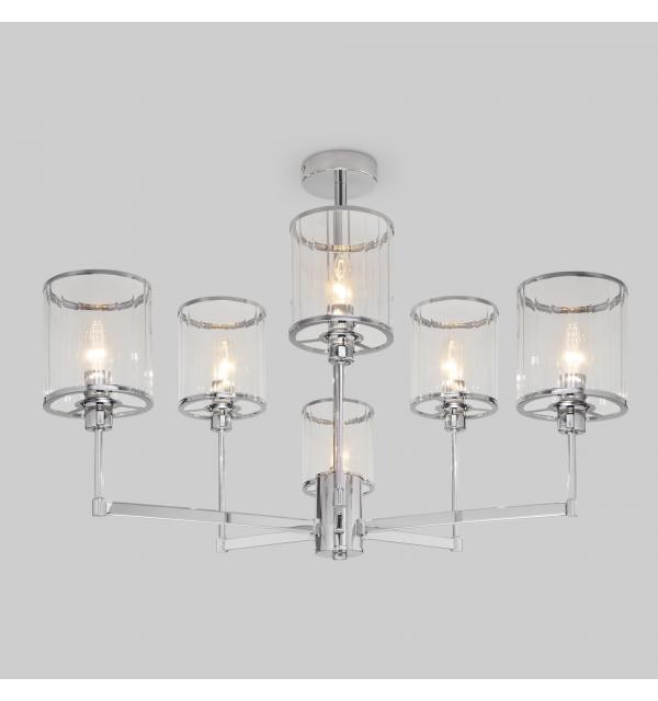 Умная потолочная люстра 60144/6 хром