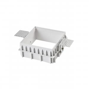 214510 Рамка скрытого монтажа DOMINO QUAD МR16 в гипсокартон/бетон под шпаклевку БЕЛЫЙ