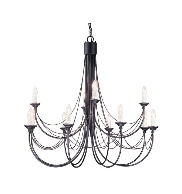 Люстра Elstead Lighting CB12-BLACK