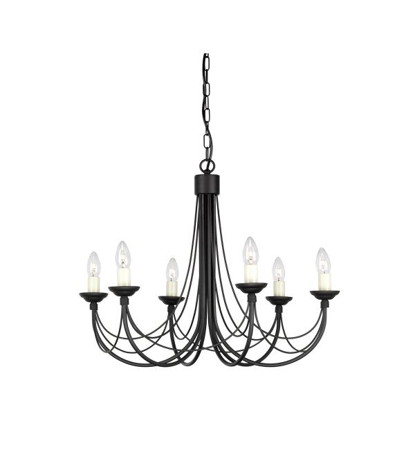 Люстра Elstead Lighting CB6-BLACK