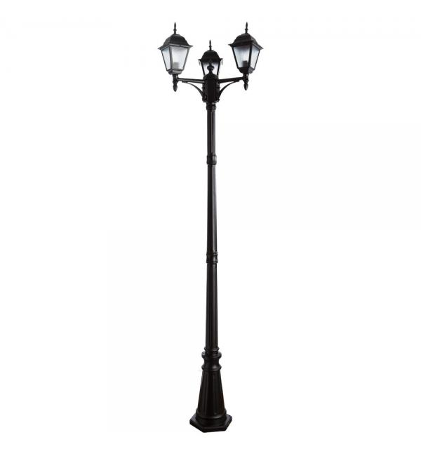 Парковый светильник Arte Lamp BREMEN A1017PA-3BK
