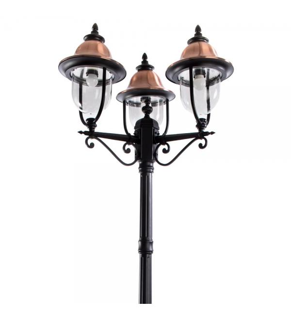 Уличный светильник Arte Lamp BARCELONA A1486PA-3BK