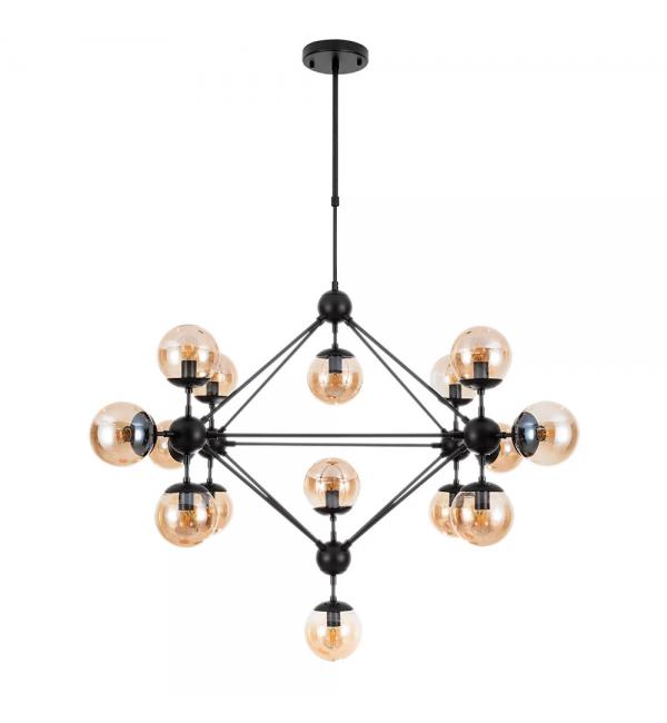 Люстра на штанге Arte Lamp BOLLA A1664SP-15BK