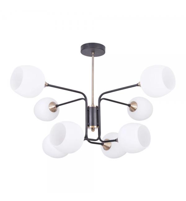 Люстра на штанге Arte Lamp SKAT A3564PL-8BK
