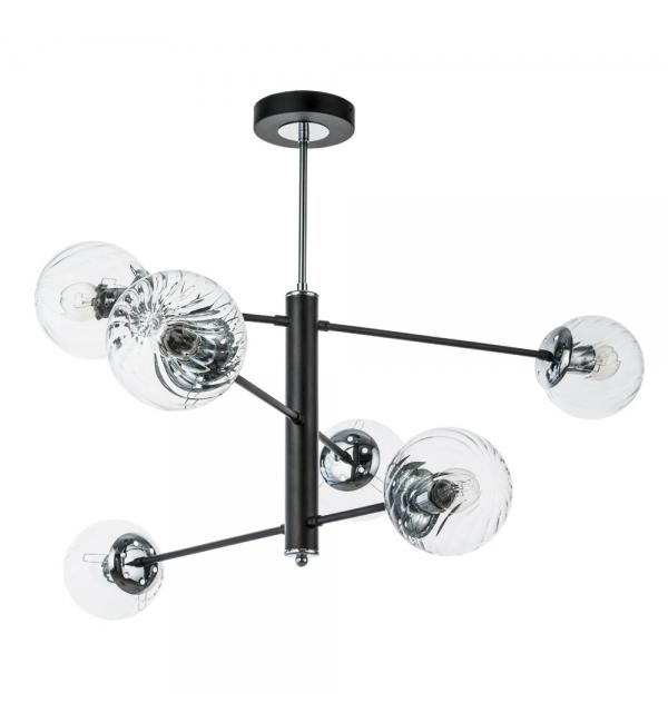 Люстра на штанге Arte Lamp SEGIN A3566PL-6BK