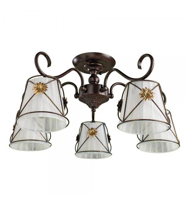 Потолочная люстра Arte Lamp FORTUNA A5495PL-5BR