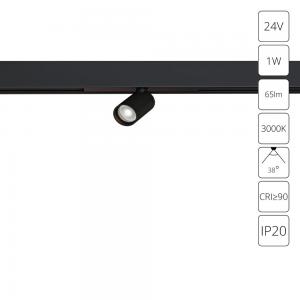 Магнитный трековый светильник Arte Lamp PRESTO A6326PL-1BK
