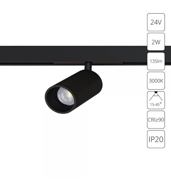 Магнитный трековый светильник Arte Lamp PRESTO A6327PL-1BK