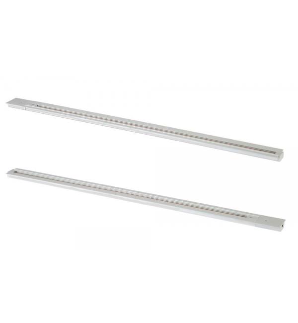 Шинопровод встраиваемый однофазный с питанием и заглушкой Crystal Lux CLT 0.121 1407/008