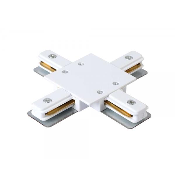 Соединитель X-образный (однофазный) для встраиваемого шинопровода Crystal Lux CLT 0.2211 1408/031