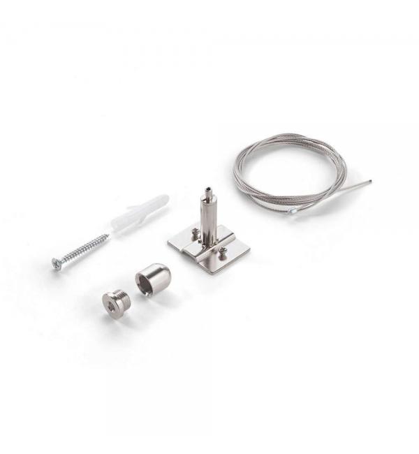 Аксессуар Ideallux EGO KIT PENDANT ONLY STEEL CABLE 2 MT BK 259376