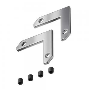 Комплект уголков 90° горизонтальных (2 соединителя + 4 винта) для профиля Maytoni Technical Accessories for tracks Exility TRA034CL-MP-1