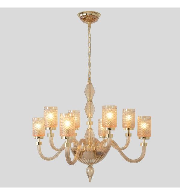 Светильник Crystal Lux SILVESTRO SILVESTRO SP8 AMBER 2971/308