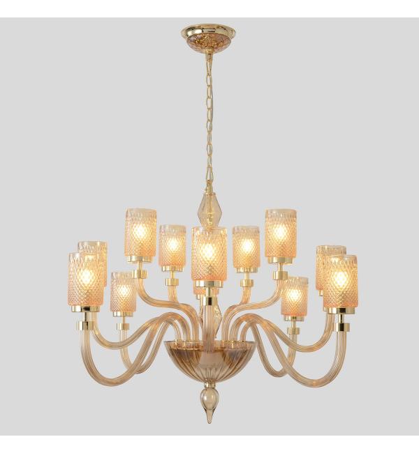 Светильник Crystal Lux SILVESTRO SILVESTRO SP12 AMBER 2971/312