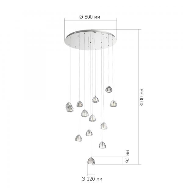 Светильник STLuce WATERFALL SL6017.101.13